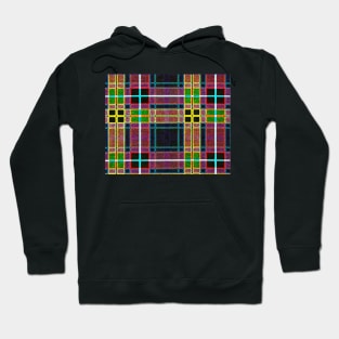 Original New school Neon Tartan Hoodie